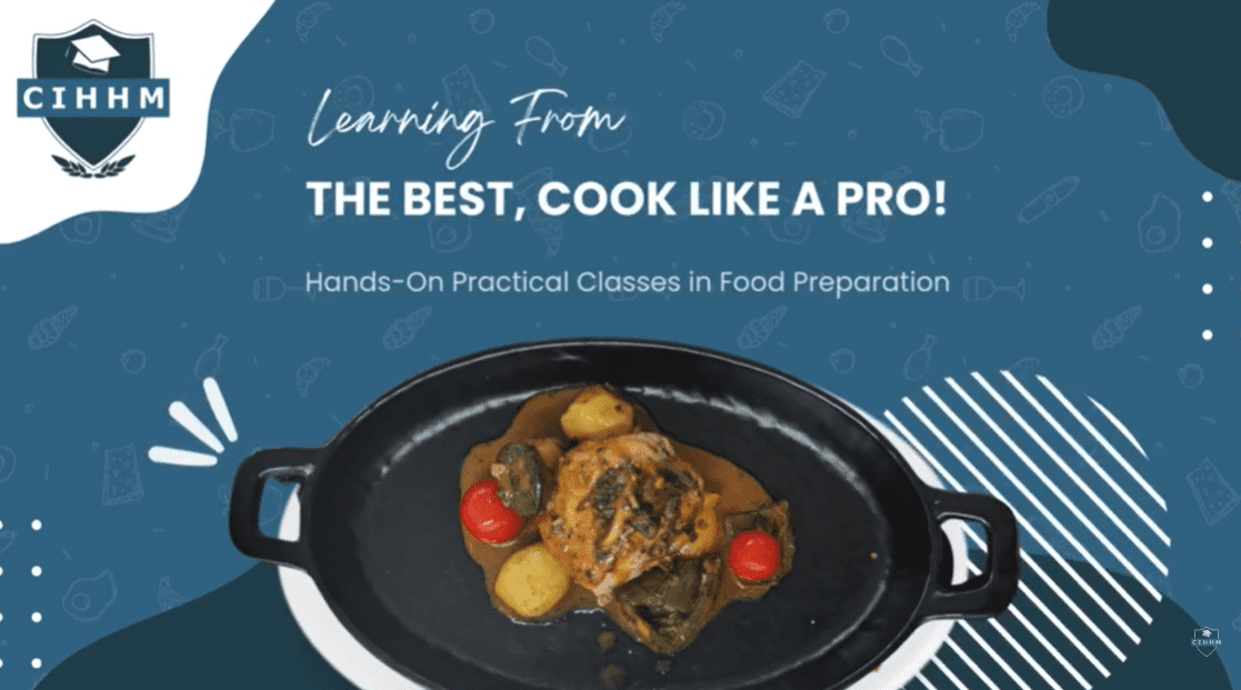 LEARN FROM THE BEST, COOK LIKE A PRO! CIHHM Foundation
